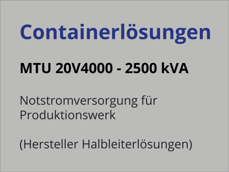 Containerlösungen Referenz